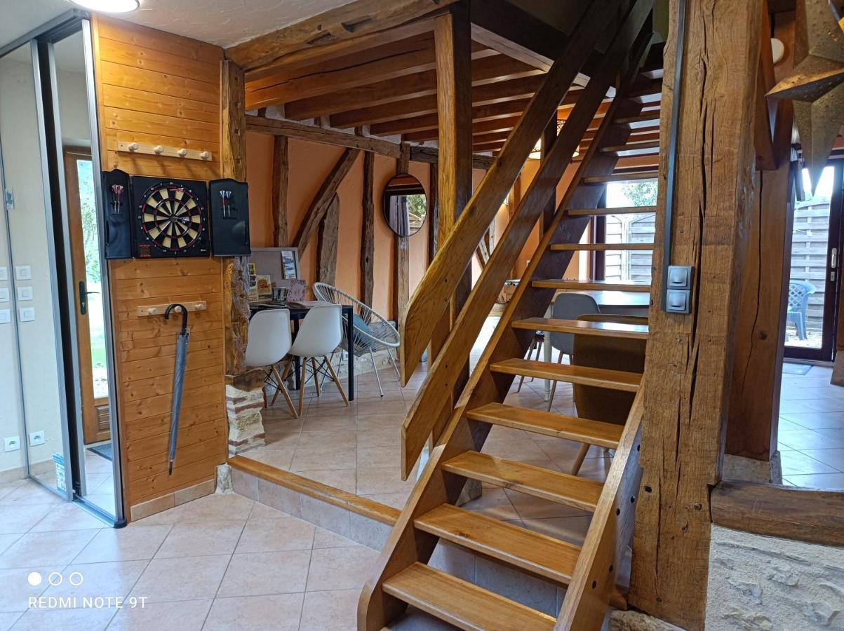 Villa classé 1h30 Paris jusqu'à 6 personnes SPA intérieur et extérieur pleine campagne Ladon Exterior foto
