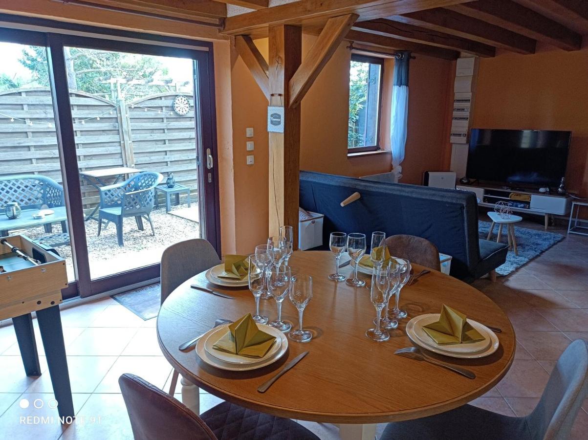 Villa classé 1h30 Paris jusqu'à 6 personnes SPA intérieur et extérieur pleine campagne Ladon Exterior foto