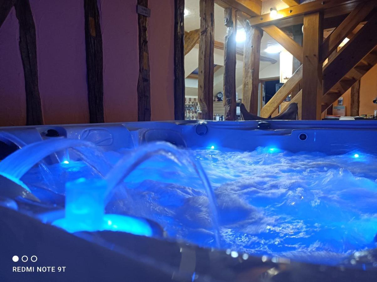 Villa classé 1h30 Paris jusqu'à 6 personnes SPA intérieur et extérieur pleine campagne Ladon Exterior foto