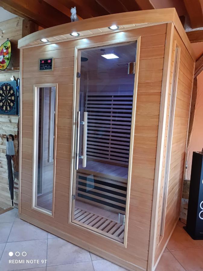 Villa classé 1h30 Paris jusqu'à 6 personnes SPA intérieur et extérieur pleine campagne Ladon Exterior foto